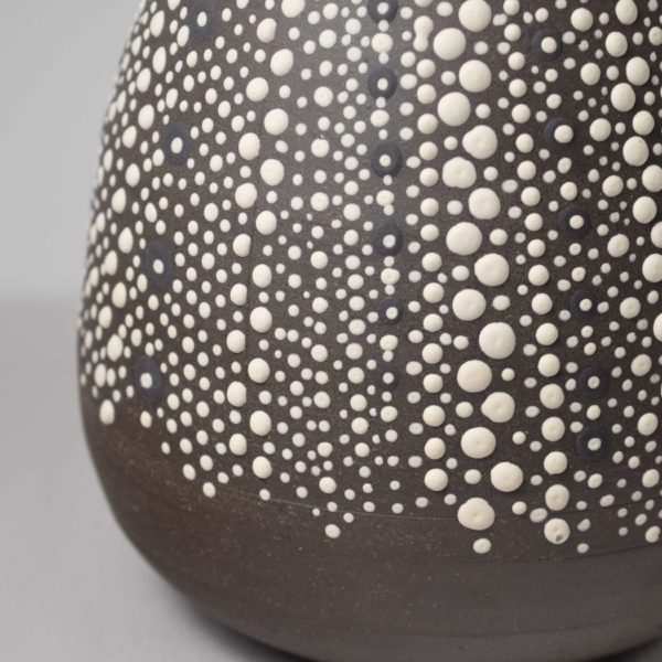 Detail of tall ceramic vase