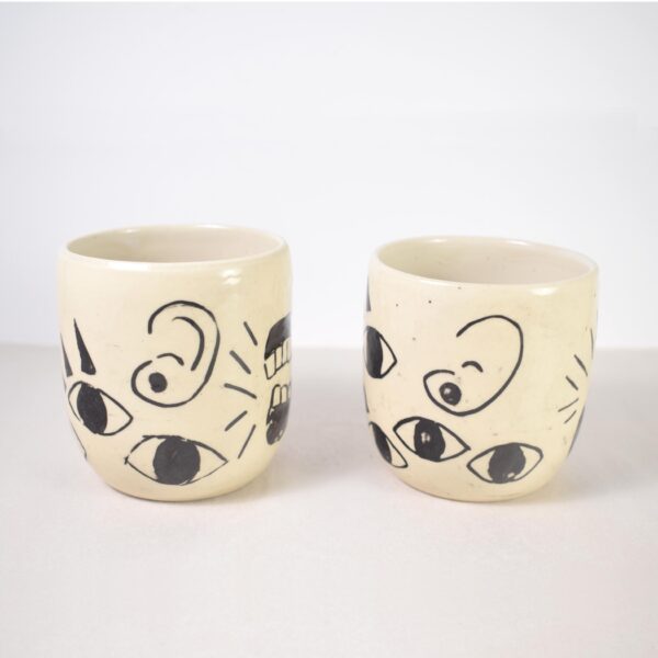 Two ceramic cups